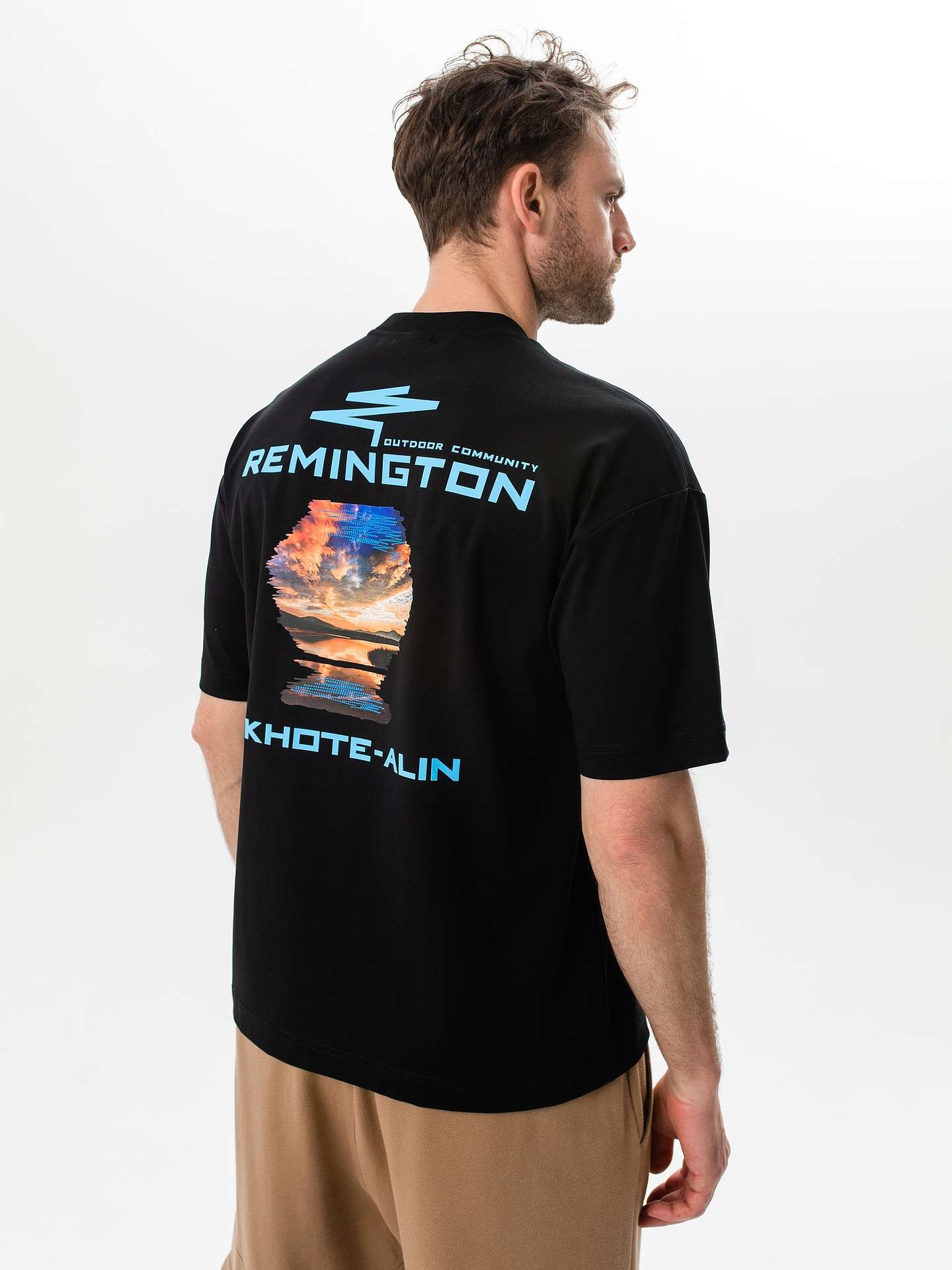 Футболка мужская летняя Remington Sunset View Black (4)