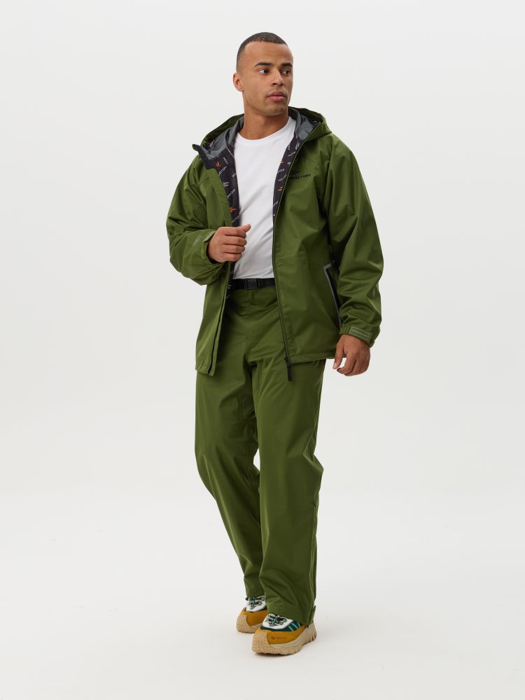 Мужской костюм Remington Mushroom Picker Green — непромокаемая защита для охоты, рыбалки и активного отдыха на природе