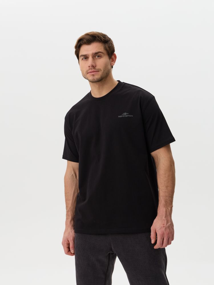 Закажите мужскую футболку Remington Casual Black — стиль и комфорт, которые вы заслуживаете