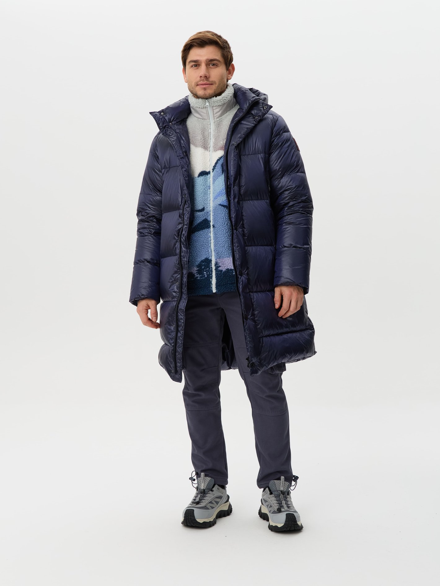 Пальто пуховое мужское Remington DOW3 Нydron Blue (3)