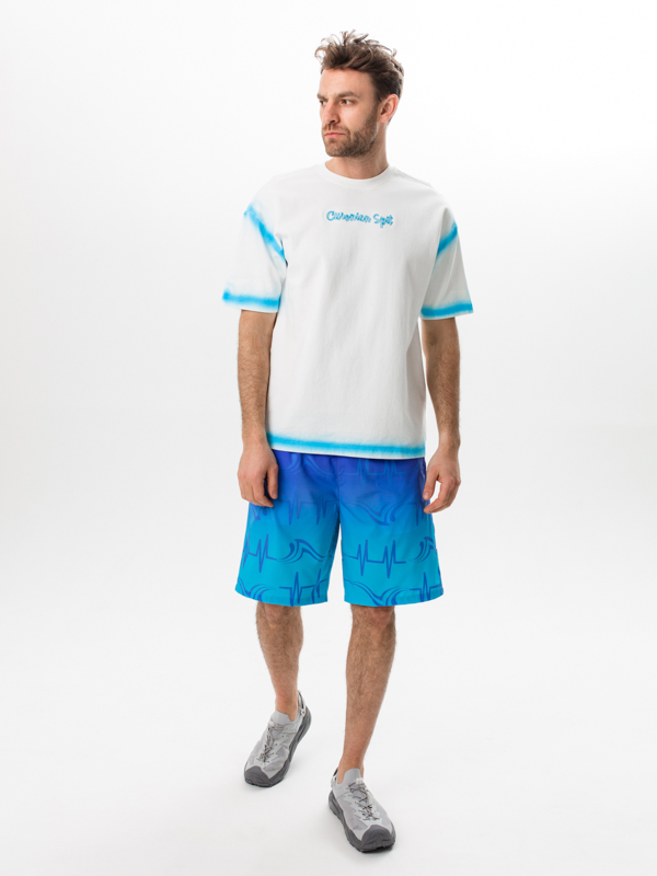 Шорты плавательные мужские летние Remington Surfing Gradient Sky Blue Синий (4)