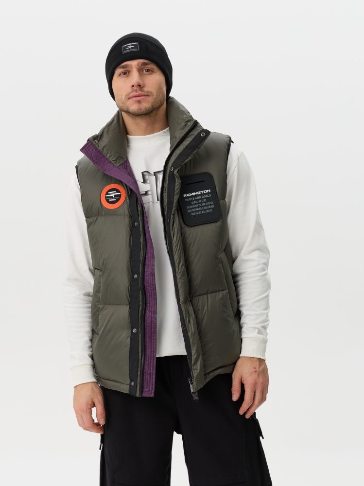 Мужской жилет Remington Stature Grey — тепло, стиль и технологии для активной жизни
