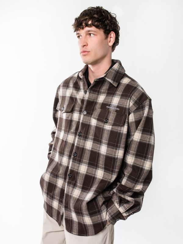 Рубашка мужская Remington Cell  Burgundy Коричневый (4)