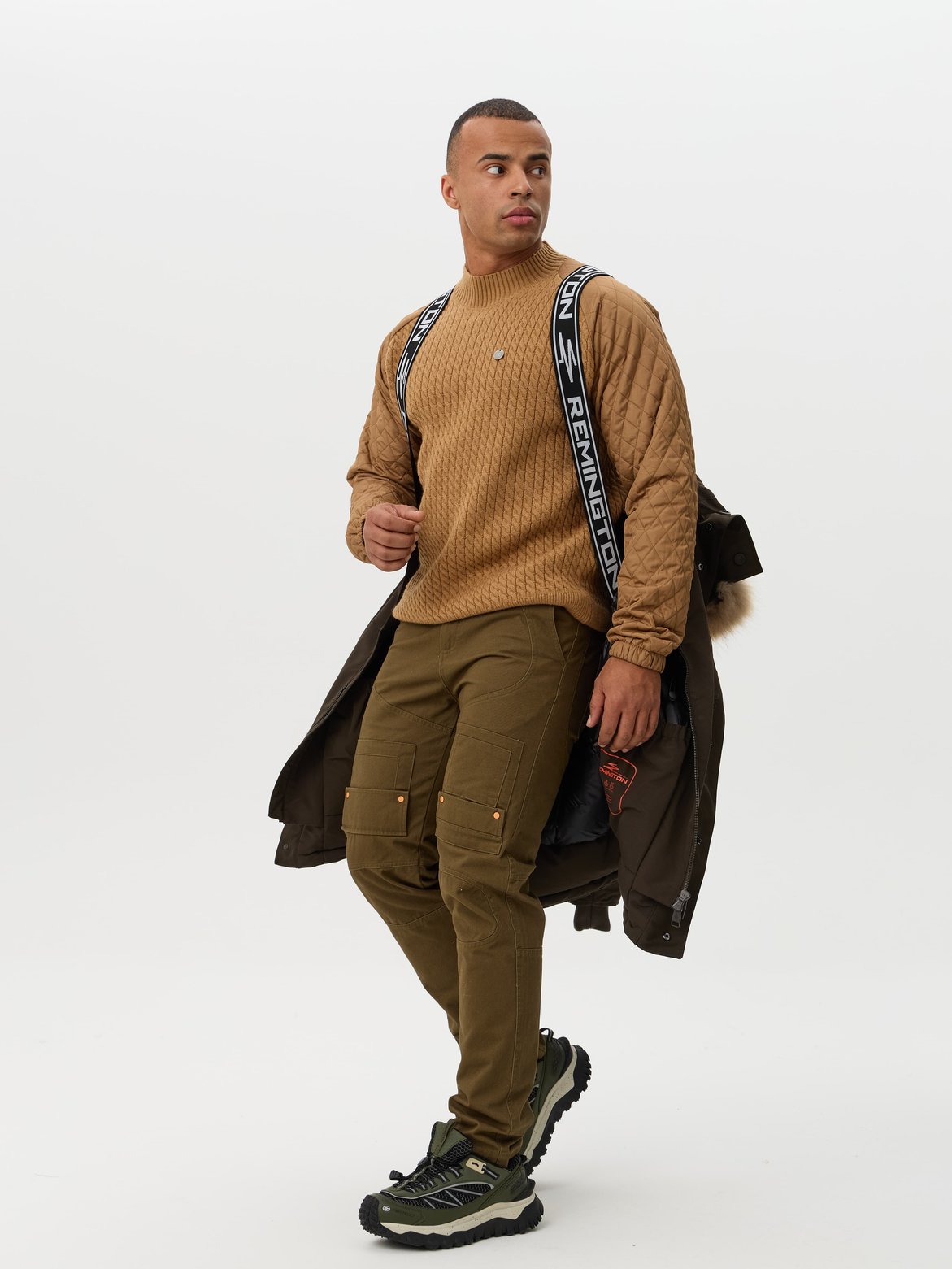 Куртка парка мужская Remington WM1 Brown (2)