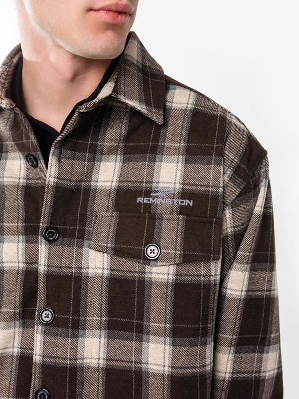 Рубашка мужская Remington Cell  Burgundy Коричневый (3)