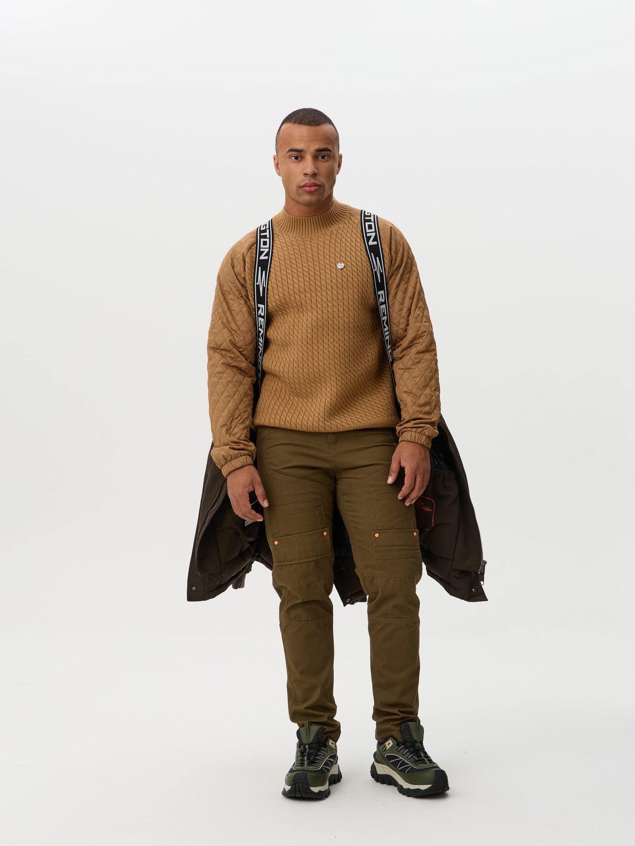 Куртка парка мужская Remington WM1 Brown (1)